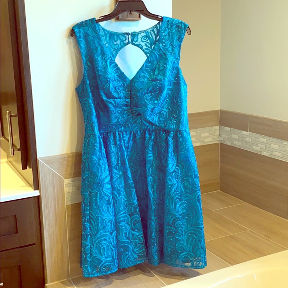 New w/Tags Decode 1.8 Dress Blue Lace